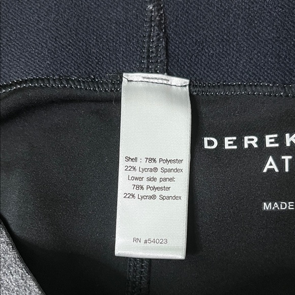 Derek Lam 10 Crosby X Athleta Black White Workout Athletic Leggings Size Medium - Picture 3 of 9